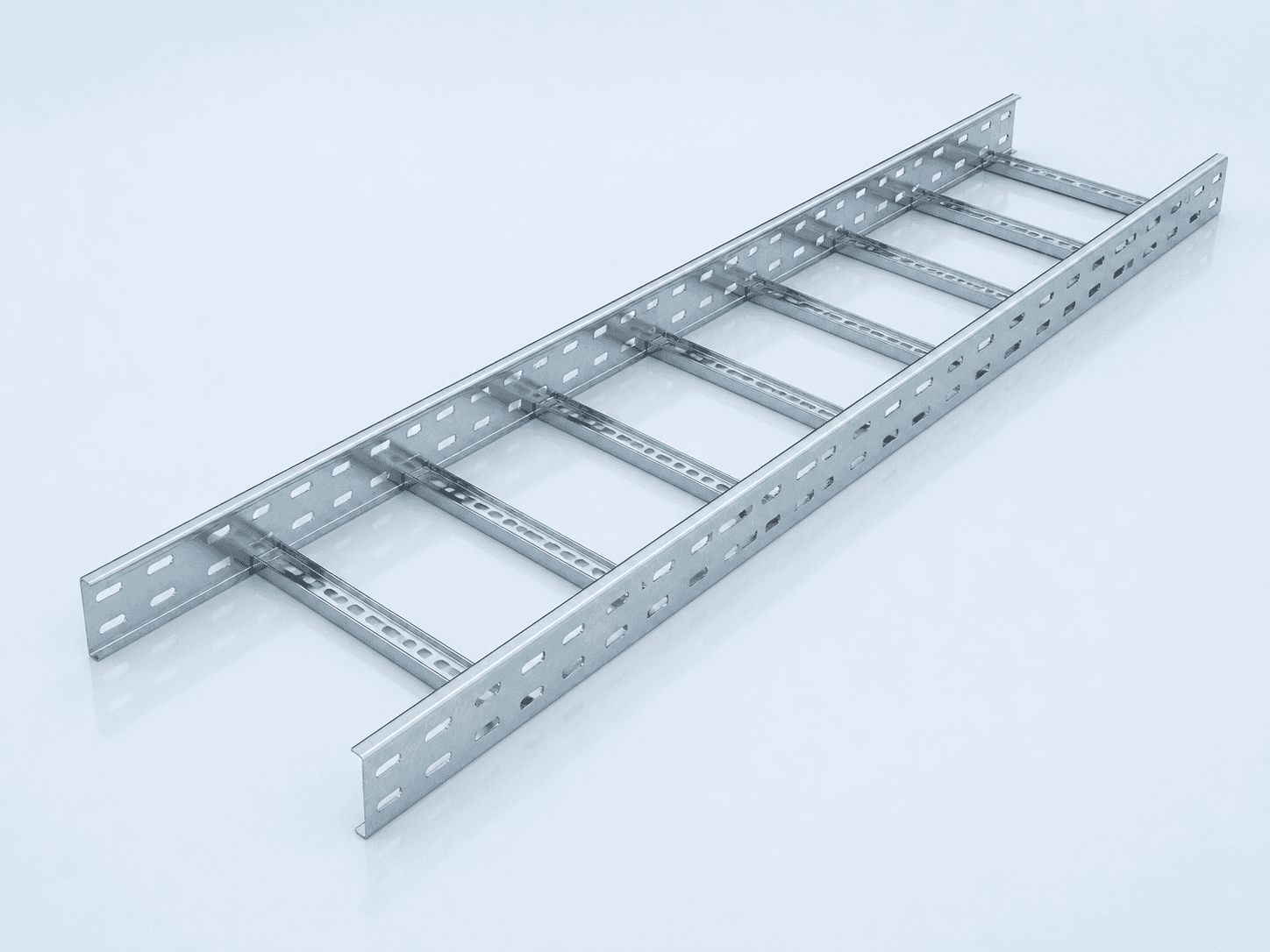 Galvanized steel ladder cable tray product